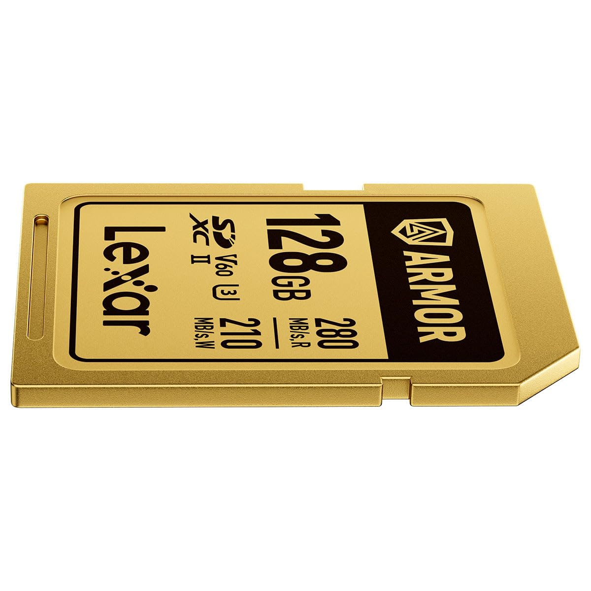 Amazon | Lexar Armor Gold UHS-II V60 SDXCメモリ - 128GB、カード